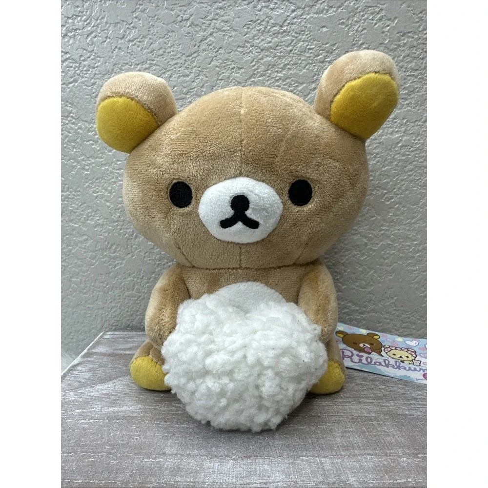 $19 🌙 NWT San-X Rilakkuma Fluffy Heart Plush 6